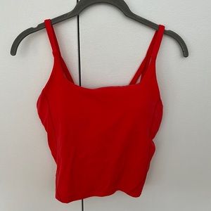 Lululemon berry red workout tank